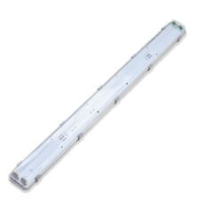 Asalite ASAL0155 Prachotesné svietidlo na LED trubice 2 x 120 cm IP65 číre