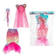 Toi Toys MERMAIDS Súprava šiat -Morská panna- chvost+diadém 