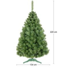 nabbi Vianočný stromček Christee 11 220 cm - zelená