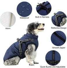 Cool Mango Kabát pre psa s reflexnými popruhmi - Dogjacket L-XL