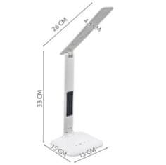 Iso Trade 7964 LED stmievateľná stolná lampička s displejom 1.5W, biela 13344