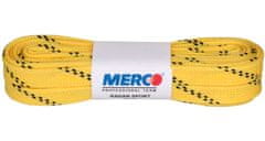 Merco PHW-12 šnúrky do korčúľ, voskované žltá, 310 cm