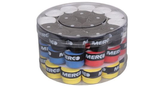 Merco Team overgrip omotávka hr. 0,75 mm / box 50 ks mix farieb, box 50 ks