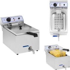 shumee Profesionálna fritéza na ryby s kohútikom 3000W 17L Royal Catering RCEF 15E