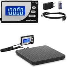 shumee Priemyselná balíková váha do 100 kg / 0,1 g LCD USB