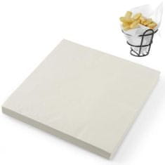 shumee Pergamenový papier na hranolky, hladký, 500 ks 306x305 mm - Hendi 678213
