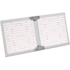 shumee Rastlinná lampa na rast celé spektrum 60 x 24 cm 468 LED 220 W strieborná