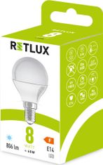 Retlux RLL 437 G45 E14 miniG 8W DL