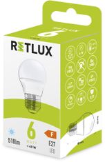 Retlux RLL 440 G45 E27 miniG 6W DL