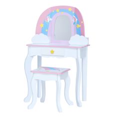 Teamson Fantasy Fields - Little Dreamer Rainbow Medium Toy Vanity - ružová