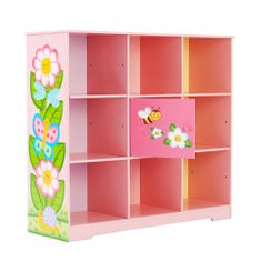 Teamson Fantasy Fields - Nábytok na hračky -Magic Garden Adjustable Cube Bookshelf