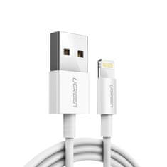 shumee iPhone USB - Lightning MFI kábel 1m 2,4A biely