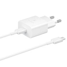 shumee USB-C 15W PD AFC nástenná nabíjačka + biely USB-C kábel