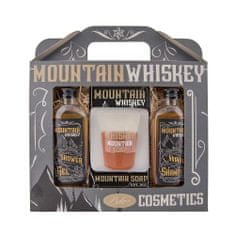 Bohemia GIFTS Súprava kozmetiky Mountain Whiskey – gél 100 ml, mydlo 70 g a šampón 100 ml