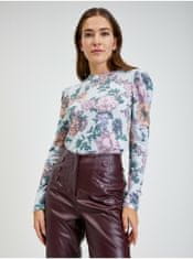 Orsay Vínové dámské koženkové kalhoty 34