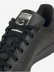 Adidas Čierne detské tenisky adidas Originals Stan Smith 35 1/2