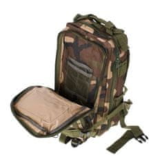 KIK Vojenský turistický batoh 25l zelený KX5118_1