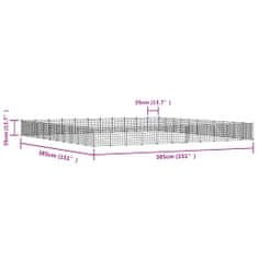Petromila vidaXL 44-panelová klietka pre domáce zvieratá čierna 35x35 cm oceľ