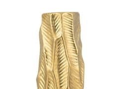 Beliani Dekoratívna keramická váza zlatá ZAFAR