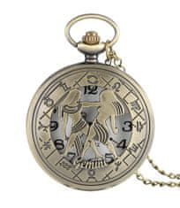 Gaira® Vreckové hodinky zverokruhu 308475 Blíženci