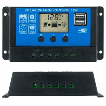 Volt FVE Solárny regulátor PWM VOLT 12-24V/10A+USB pre Pb batérie