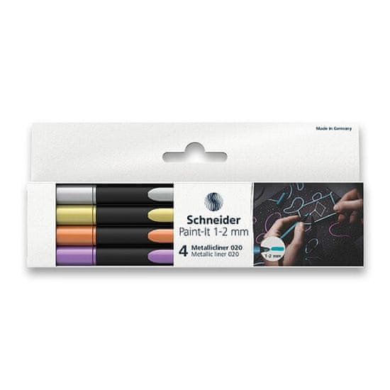 Schneider Liner Paint-it 020 Metallic súprava 4 ks