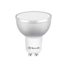 Tellur WiFi Smart LED RGB žiarovka GU10, 5 W, číra, teplá biela