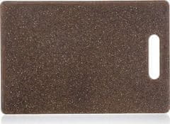 Banquet Doštička krájacia plastová GRANITE Dark Brown 30 x 20 x 0,8 cm