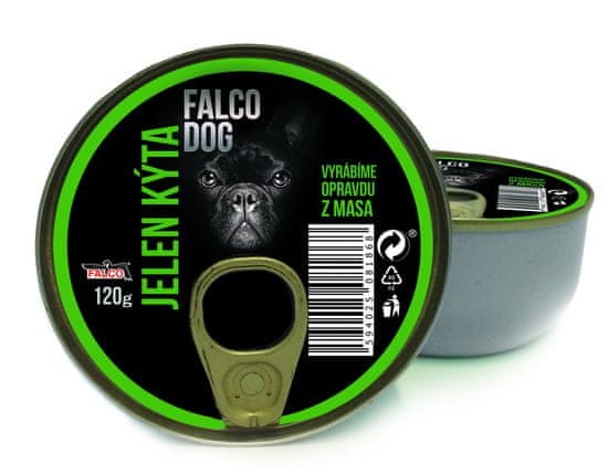 FALCO Dog jelenie stehno 8x120g