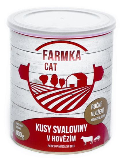 FALCO FARMKA CAT so svalovinou 8x800 g