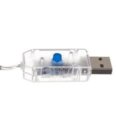 Iso Trade 19768 Svetelný záves 300 LED USB teplá biela 16271