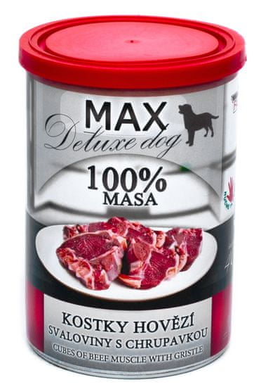 FALCO MAX deluxe kocky hovädzej svaloviny s chrupavkou 6 x 400 g