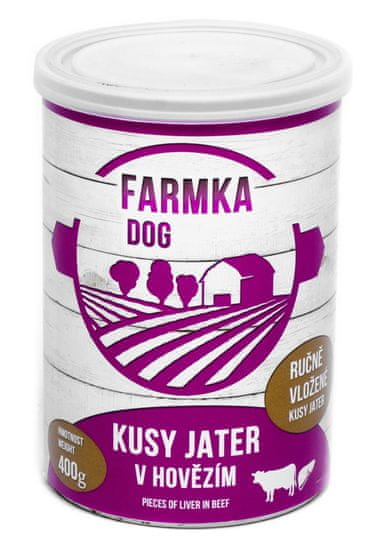 FALCO FARMKA DOG s pečeňou 6 x 400 g