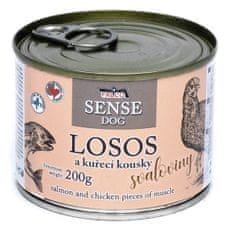 FALCO SENSE DOG losos a kuracie 6 × 200 g