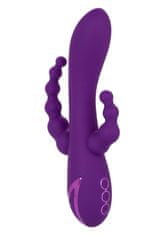 CalExotics CalExotics Long Beach Bootylicious (Purple), vibrátor pre trojitú stimuláciu