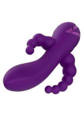 CalExotics CalExotics Long Beach Bootylicious (Purple), vibrátor pre trojitú stimuláciu