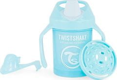 Twistshake Mini Cup Učiaci netečúci hrnček 230ml Modrý