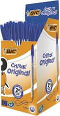 Bic Guľôčkové pero "Cristal Original", modrá, 0,32 mm, s viečkom, 8373609