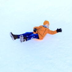 Prosperplast Šmykľavka Sánky Apple Slide Sled Downhill Apple Slide pre deti Plastová rukoväť - zelená