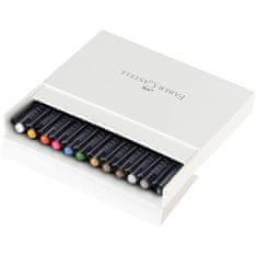 Faber-Castell PITT kaligrafické fixky set 12 farieb-studio box