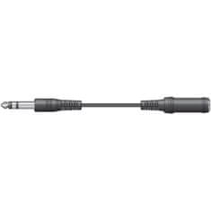 AV:link kábel Jack 6,3mm stereo samec - Jack 6,3mm stereo samice, 6m