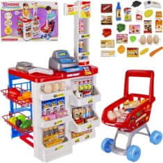 ISO Detský supermarket s pokladňou a košíkom