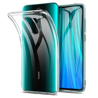 FORCELL Ultra tenké silikónové puzdro 0,5mm pre xiaomi redmi note 8 priesvitné