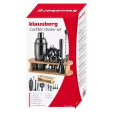 KLAUSBERG Barmanská sada, shaker, Koktailová barová súprava 16 ks Kb-7584 Graphite