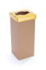 RECOBIN Odpadkový kôš na triedený odpad "Office", žltá, recyklovaný, 60 l