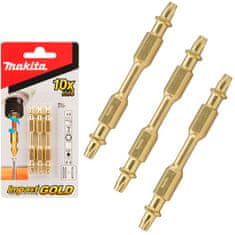 Makita 3 bity T20 obojstranné IMPACT GOLD B-52489