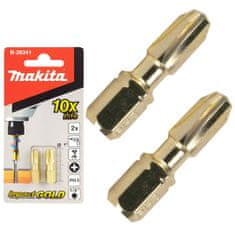 Makita 2 rázové vrtáky Ph3 25 mm IMPACT GOLD B-28341