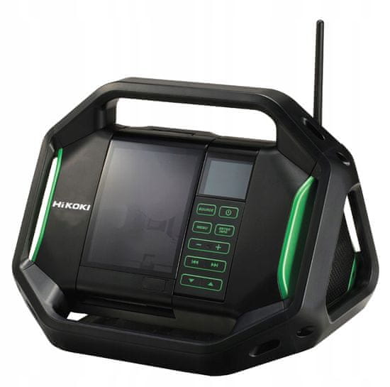 Hikoki Stavebné rádio UR18DSAL 14,4V / 18V USB AUX