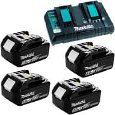 Makita Nabíjacia súprava DC18RD + 4aku BL1850B 5,0Ah