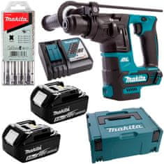 Makita SDS kladivo + 1,2J DHR171RTJ + vrtáky